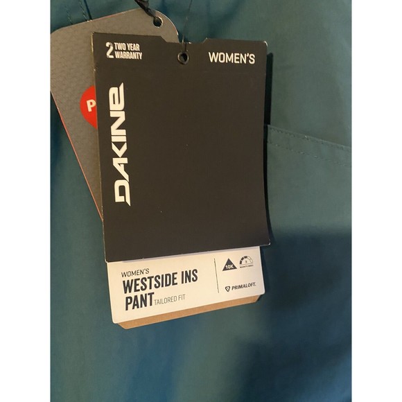 Dakine Westside Insulated Snowboard Pants Women’s Deep Teal Size S NWT - Picture 5 of 8